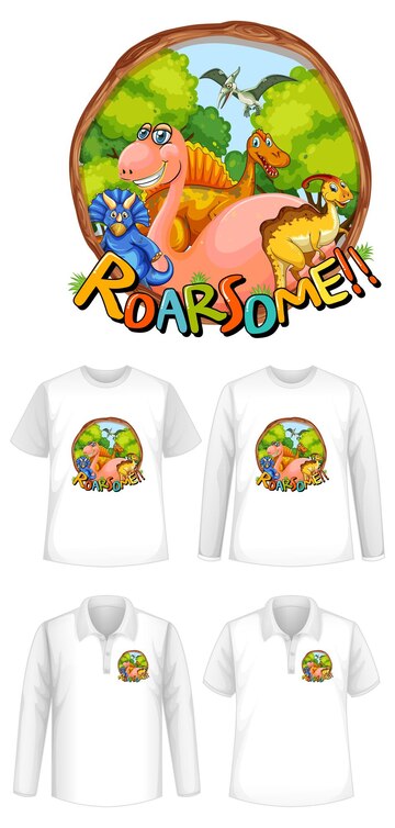 roar-some-font-dinosaur-cartoon-character-logo-with-different-types-shirts_1308-69051